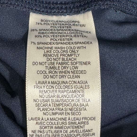 Tommy Hilfiger Womens Athletic‎ Leggings Size XS Blue Full Length High Rise New - Picture 7 of 13